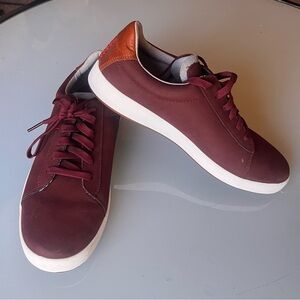 Burgundy and Brown Sneakers Women’s size 9